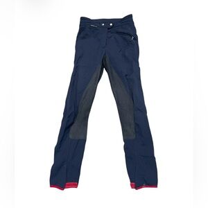 Euro Star Reitmoden Leather Riding Breeches Pants Navy Equestrian Size 84=30L